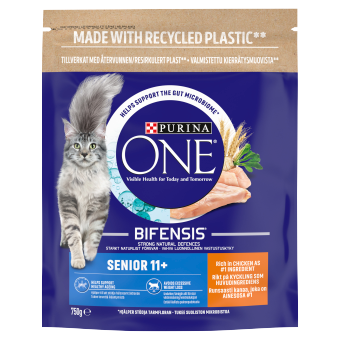 Purina One 11+ Dry Cat Food Rich In Chicken 750g