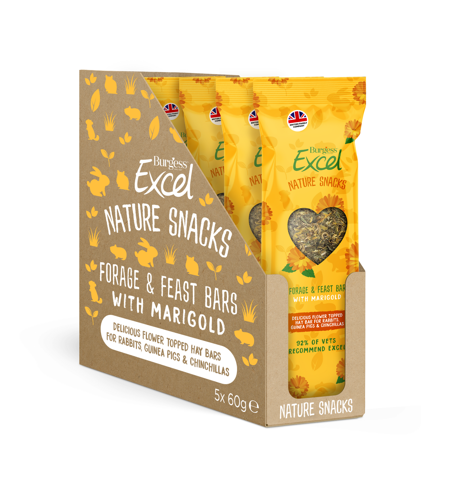Excel Forage & Feast Bar Marigold 60g