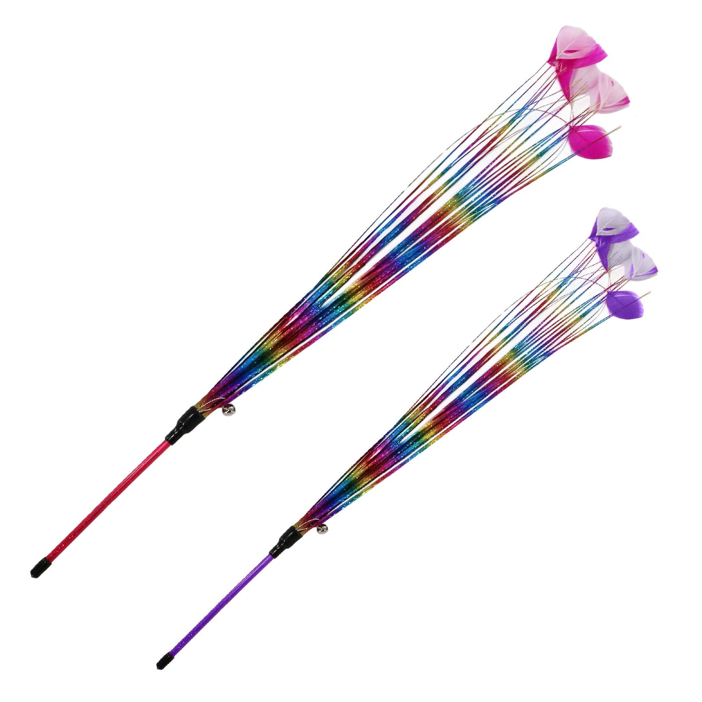Rainbow Feather Cat Teaser