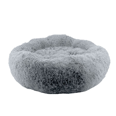 Super Plush Donut Bed 100cm Slate Grey
