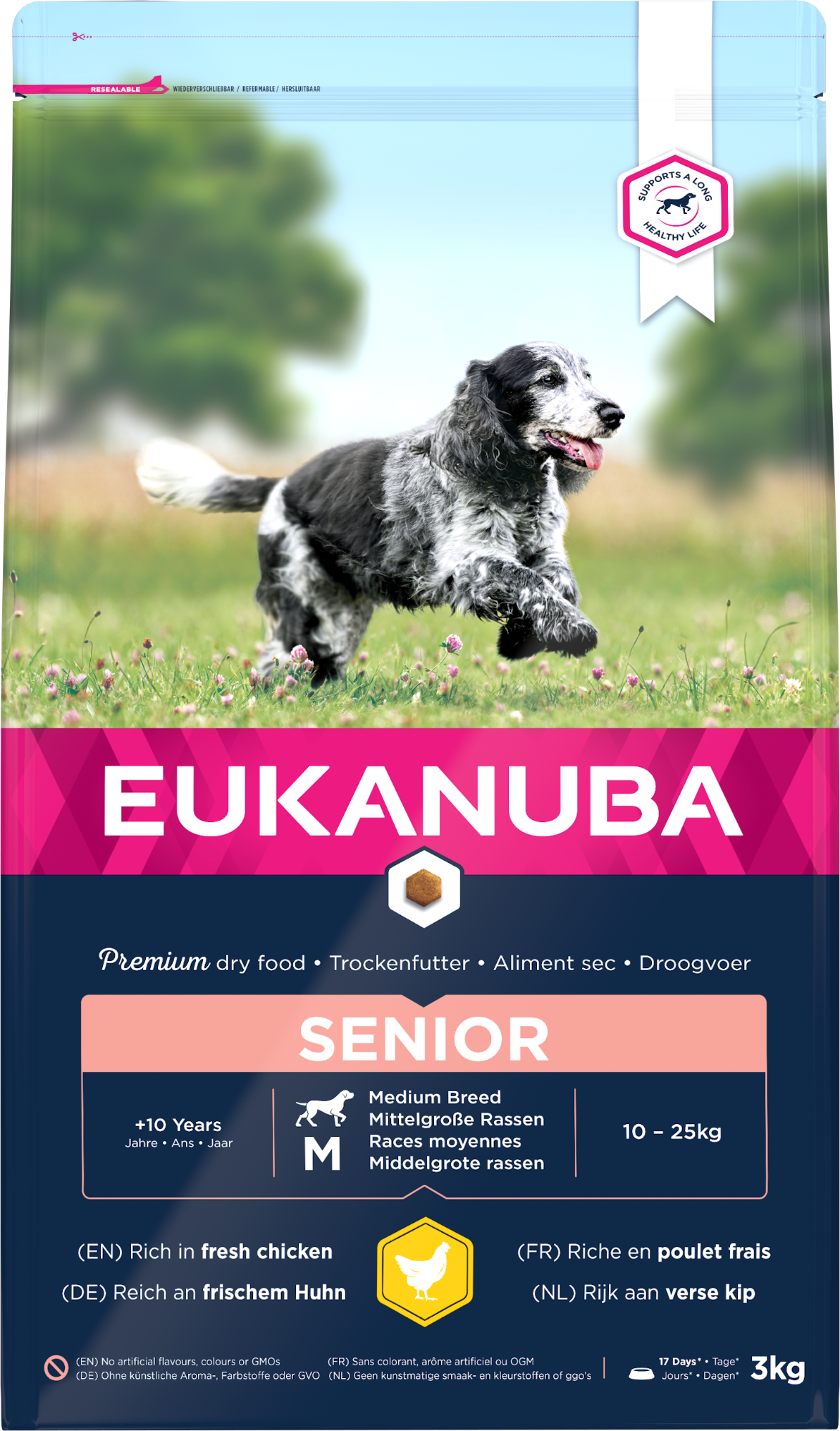 Eukanuba Senior Medium Breed Fresh Chicken 3kg