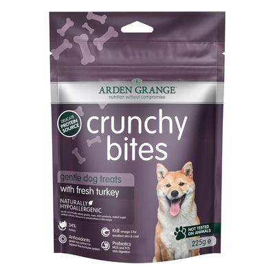 Arden Grange Crunchy Bites With Fresh Turkey 225g