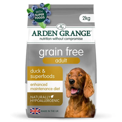 Arden Grange Grain Free Adult Duck & Superfoods 2kg