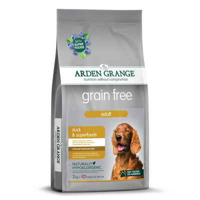 Arden Grange Grain Free Adult Duck & Superfoods 2kg