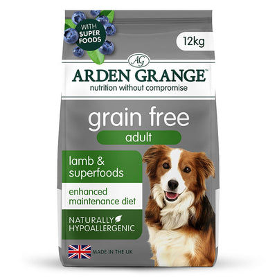 Arden Grange Grain Free Adult Lamb & Superfoods 12kg