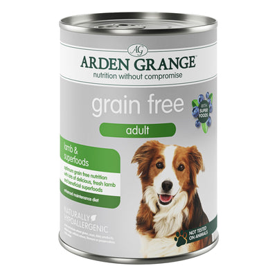 Arden Grange Grain Free Adult Lamb & Superfoods 395g