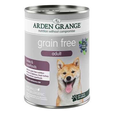 Arden Grange Grain Free Adult Turkey & Superfoods 395g