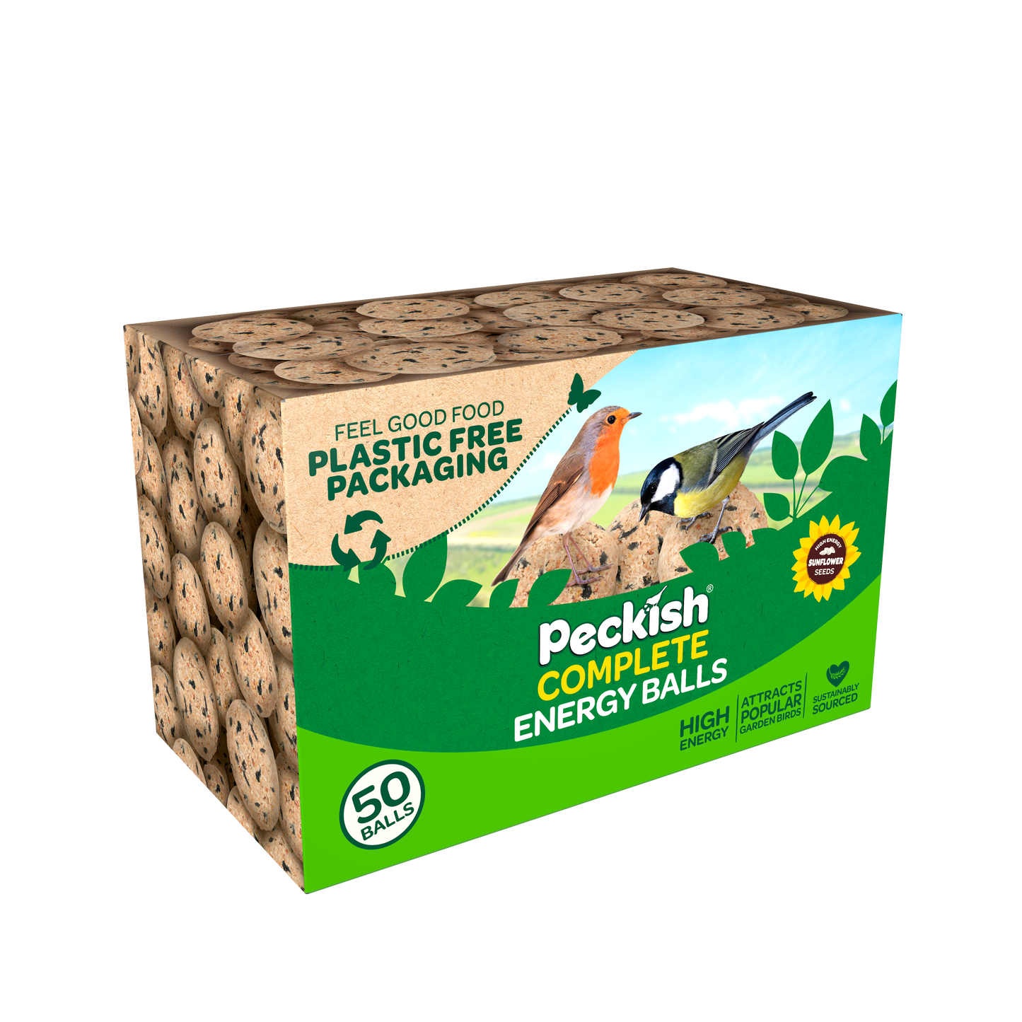 Peckish Complete Energy Balls - 50 Box