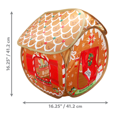 KONG Holiday Play Spaces Bungalow Gingerbread
