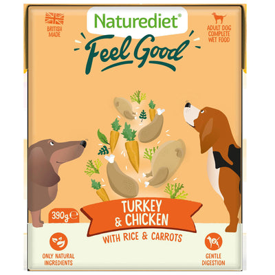 Naturediet Feel Good Turkey & Chicken 390g