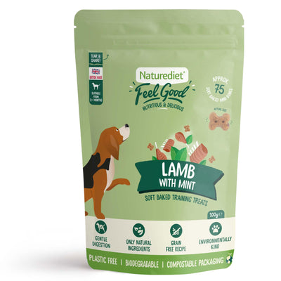 NatureDiet Feel Good Lamb with Mint Treats 100g