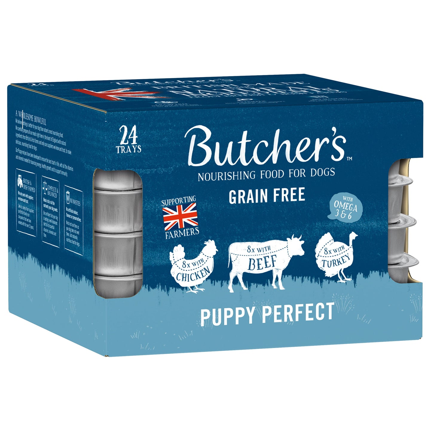 Butcher's Puppy Perfect Dog Food Trays 24x150g