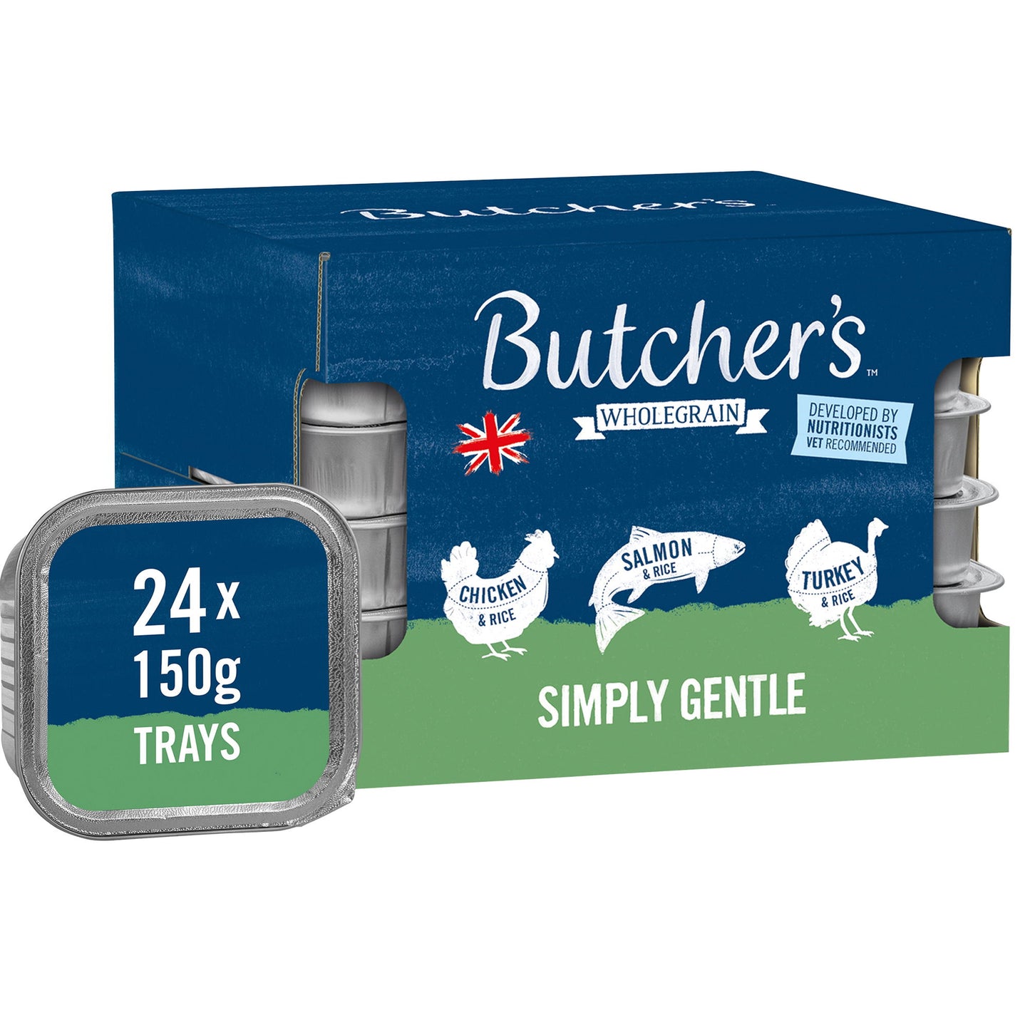 Butcher's Simply Gentle Dog Food Trays 24x150g