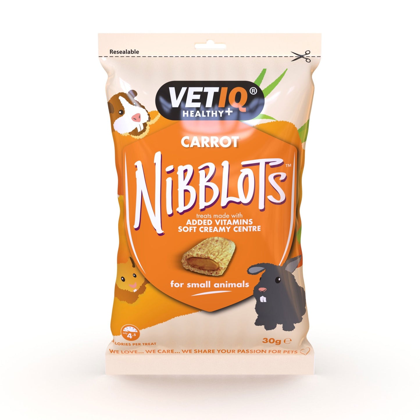 Nibblots For Small Animals Carrot 30g