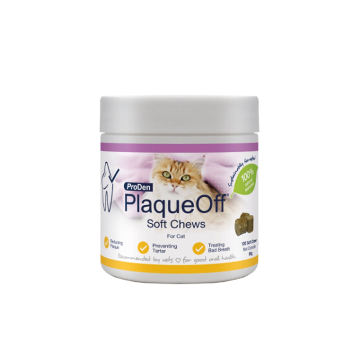 Proden PlaqueOff Soft Chews Cat (120) - 90g