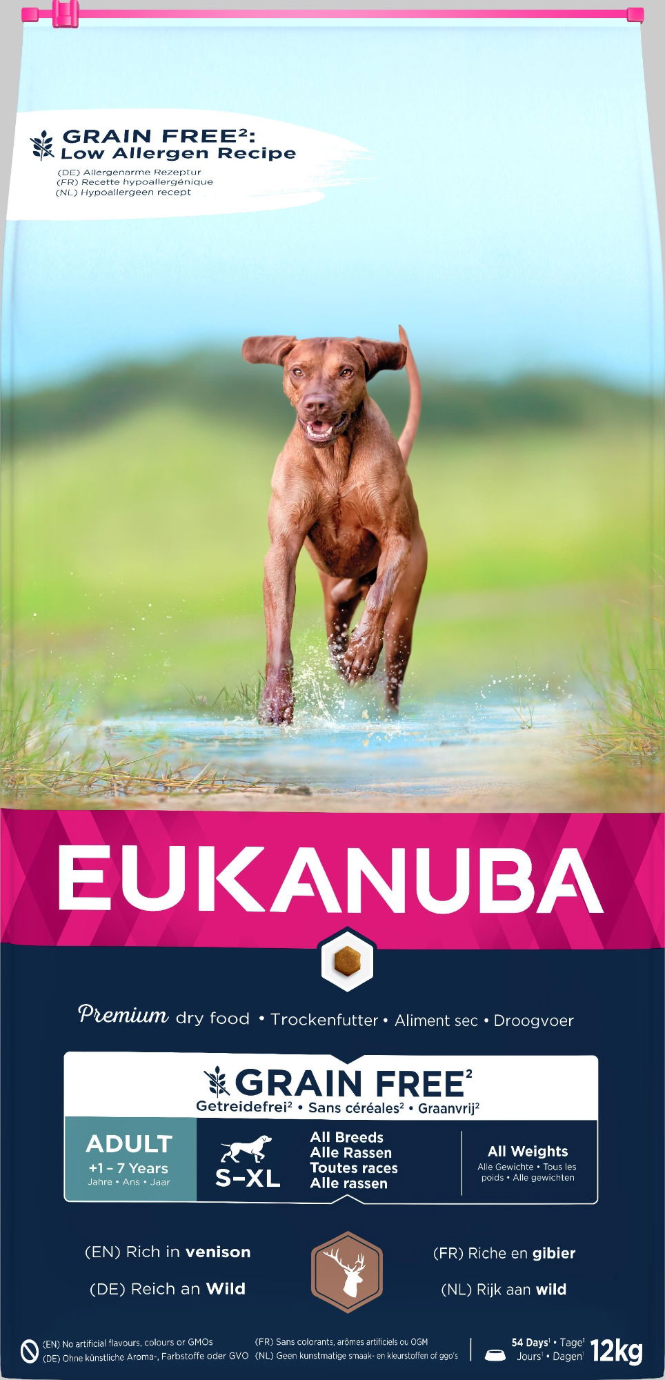 Eukanuba Dog Adult Grain Free Venison 12kg
