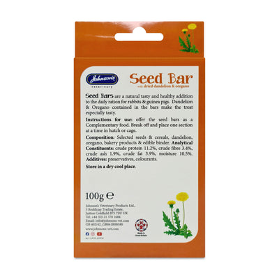Jvp Seed Bar For Rabbits & Guinea Pigs 100g