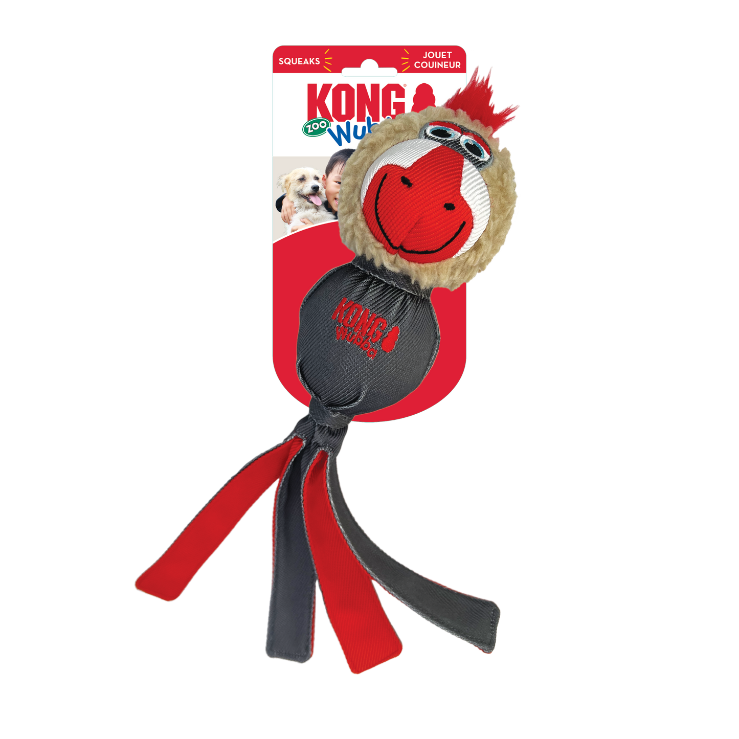 KONG Wubba™ Zoo Mandrill Lg