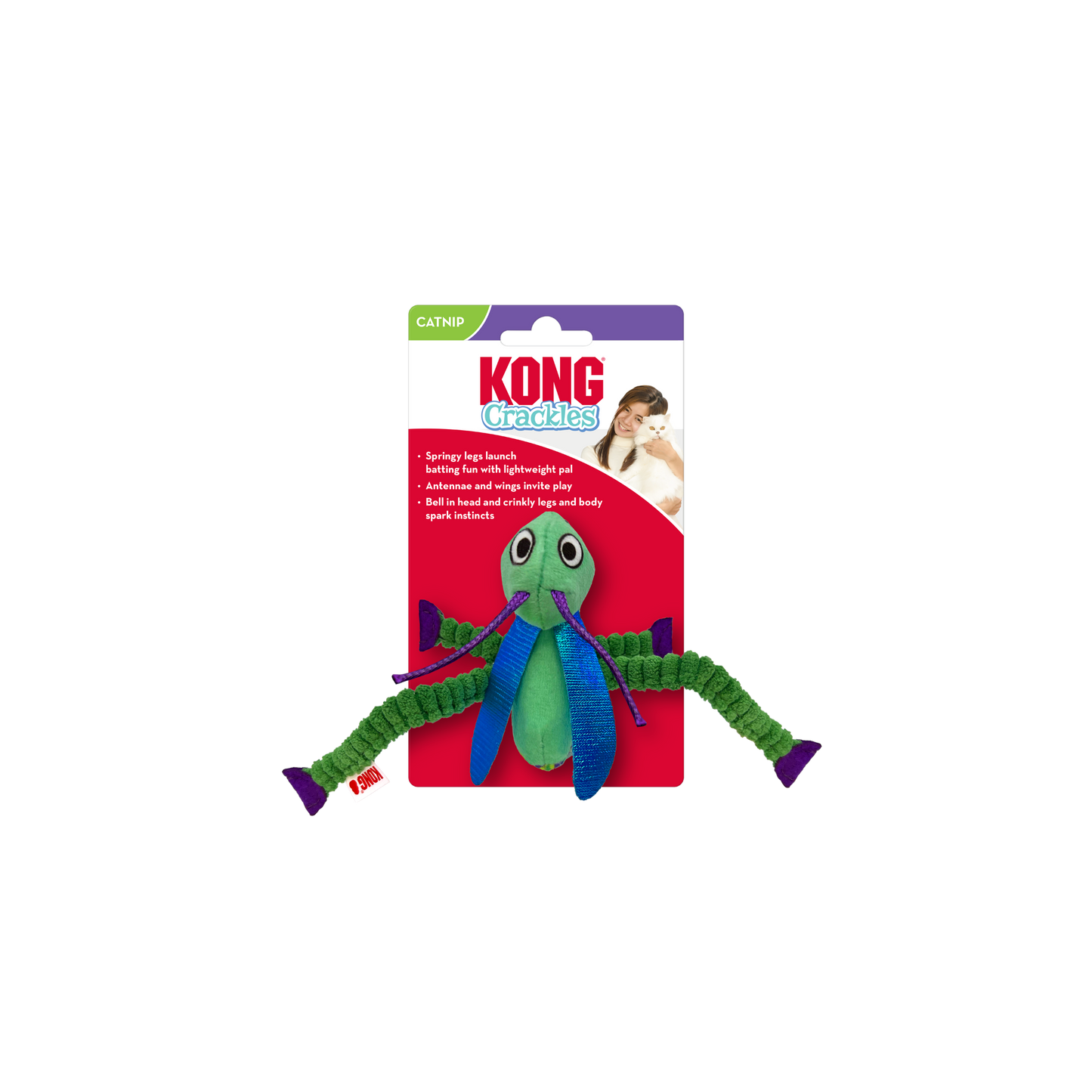 KONG Crackles Grasshopper