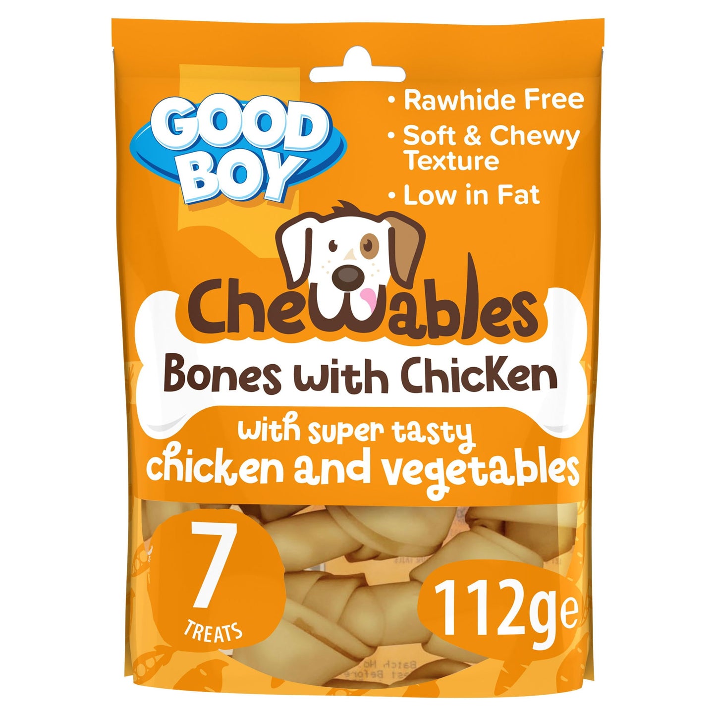 Chewables Chicken Mini Bones 7 Pack 112g x10