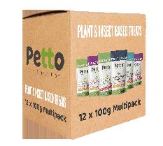 Petto Dog Treats Mixed Case 12 units (2x6)