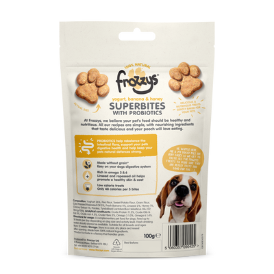 Frozzys Superbites with Probiotics Yogurt Banana & Honey