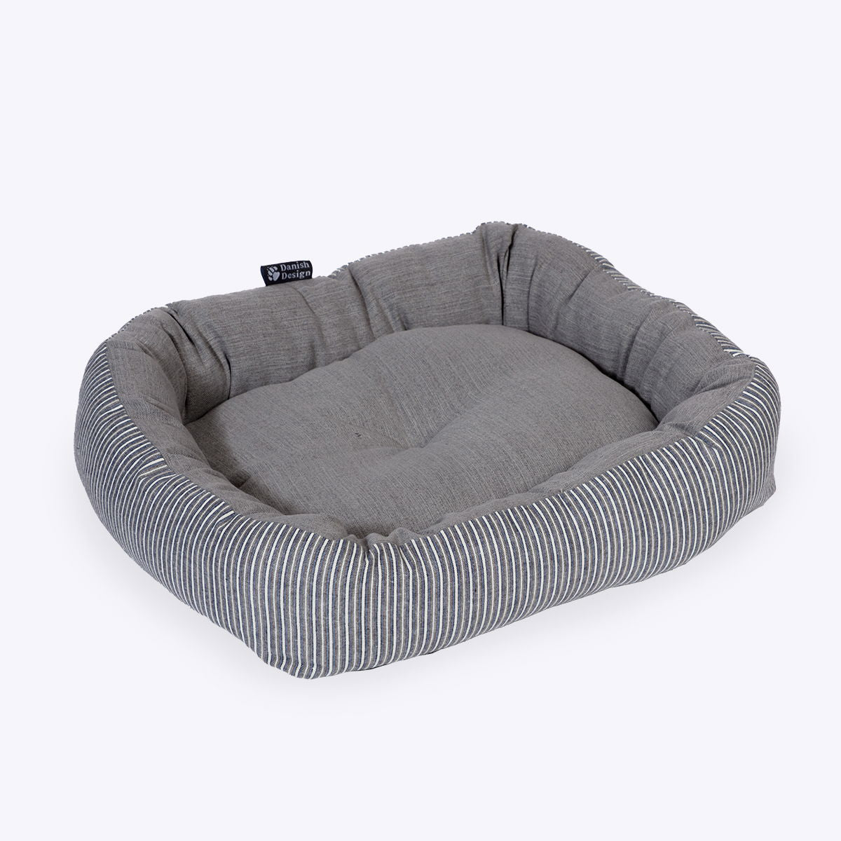 Rustic Stripes Grey Snuggle Bed 28"