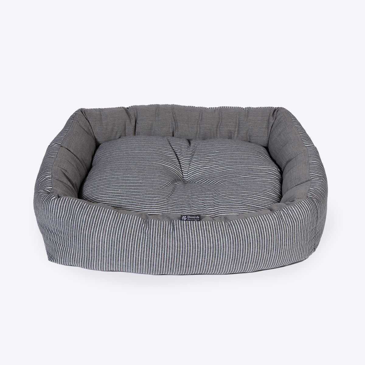 Rustic Stripes Grey Snuggle Bed 28"