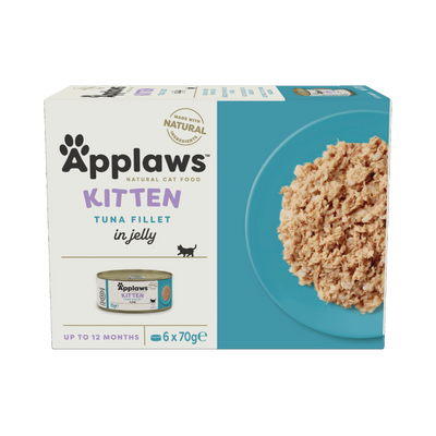 Applaws Cat Tin Kitten Tuna Fillet Multipack 4x(6x70g)