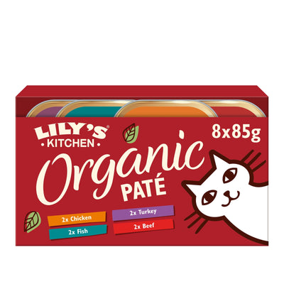 Lily's Kitchen Organic Paté Trays Multipack 8x85g