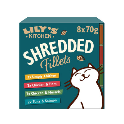 Lily's Kitchen Shredded Fillets Tins Multipack 8x70g