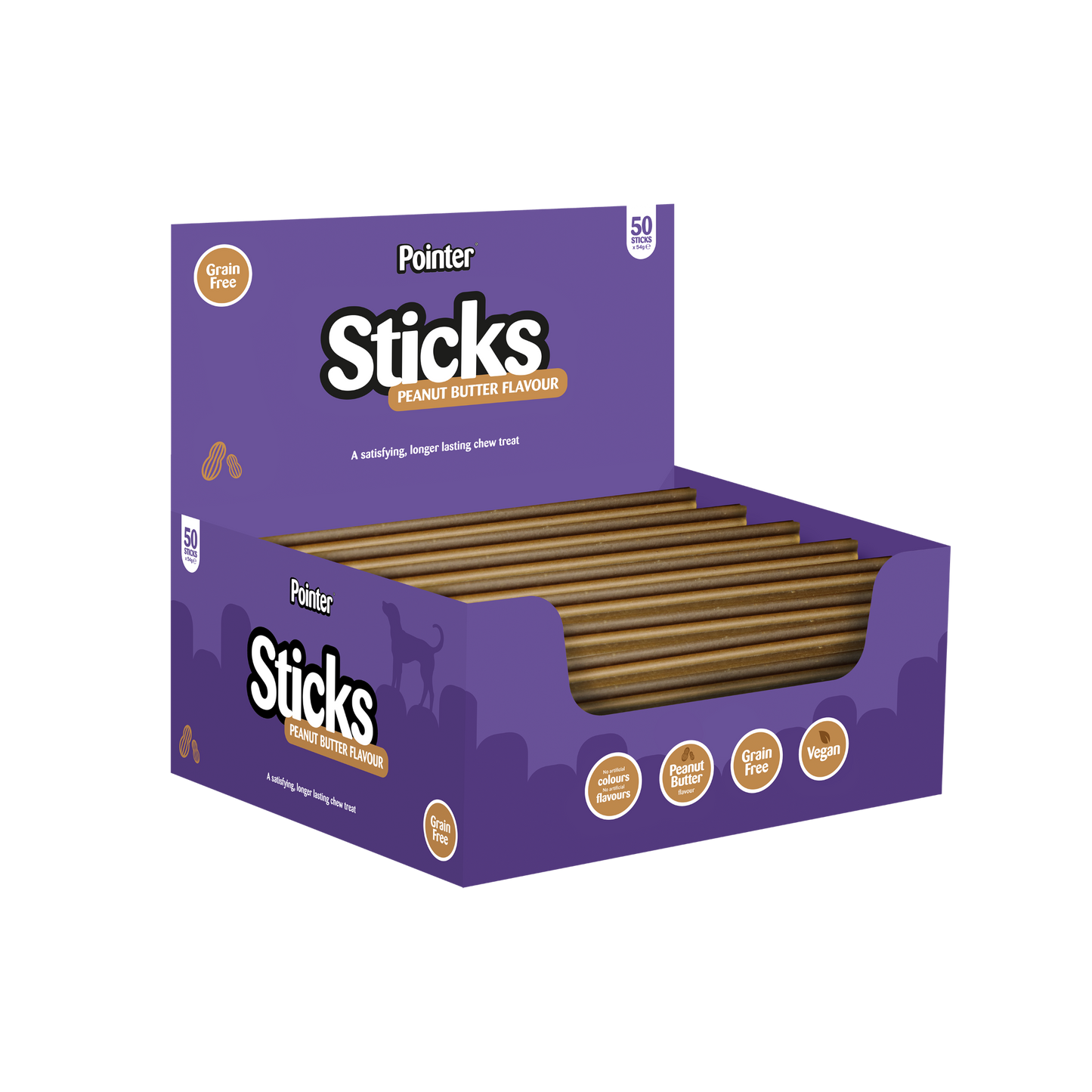 Pointer Peanut Butter Flavoured Sticks