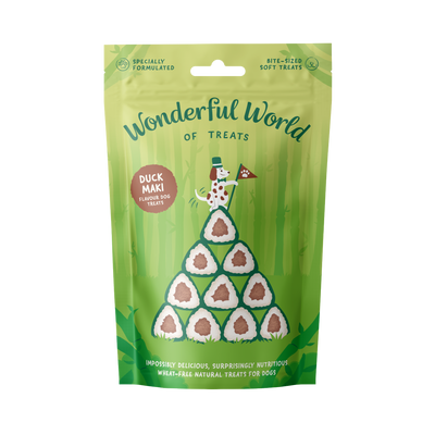 Wonderful World of Treats Duck Maki Dog Treats 50g