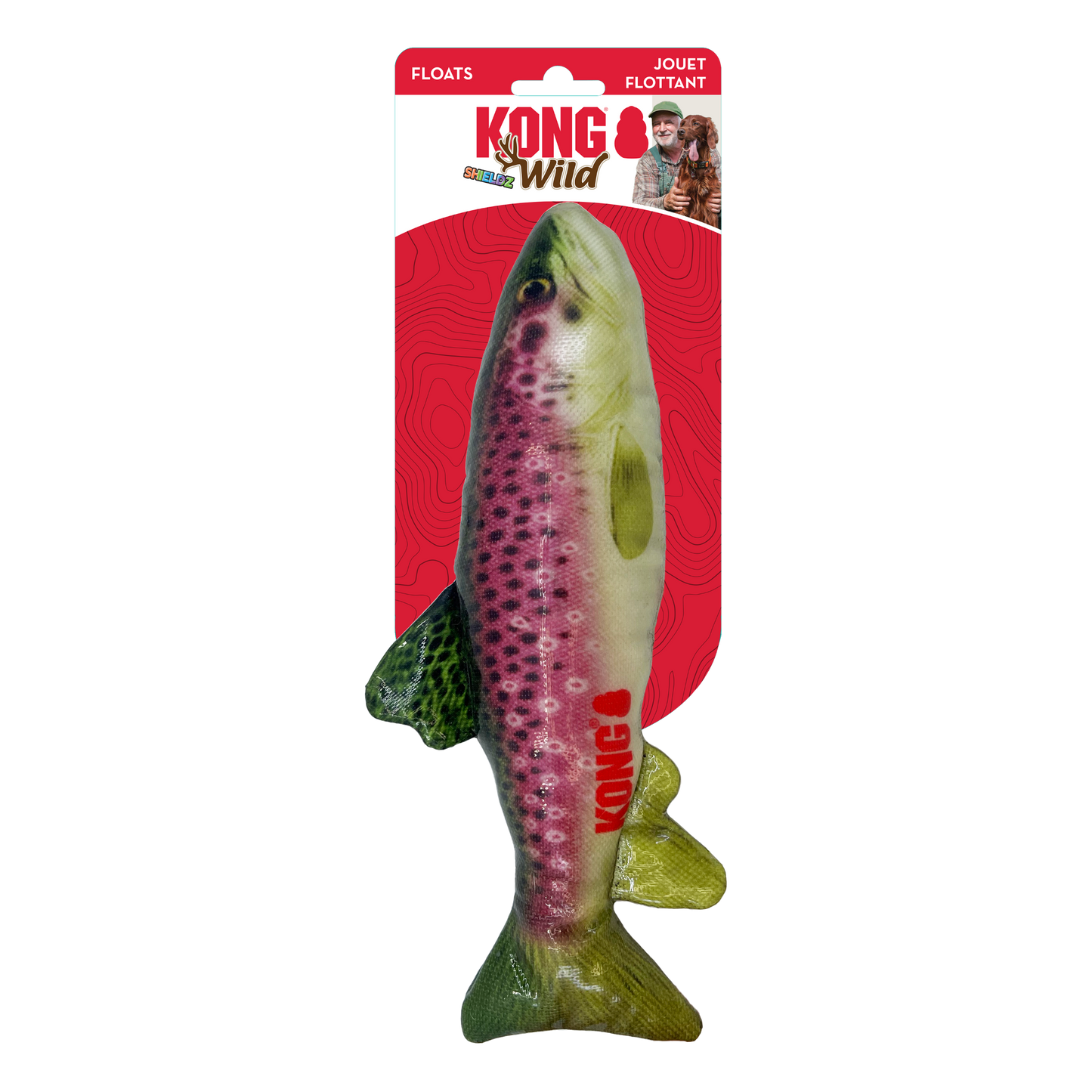 KONG WildShieldz Trout Medium