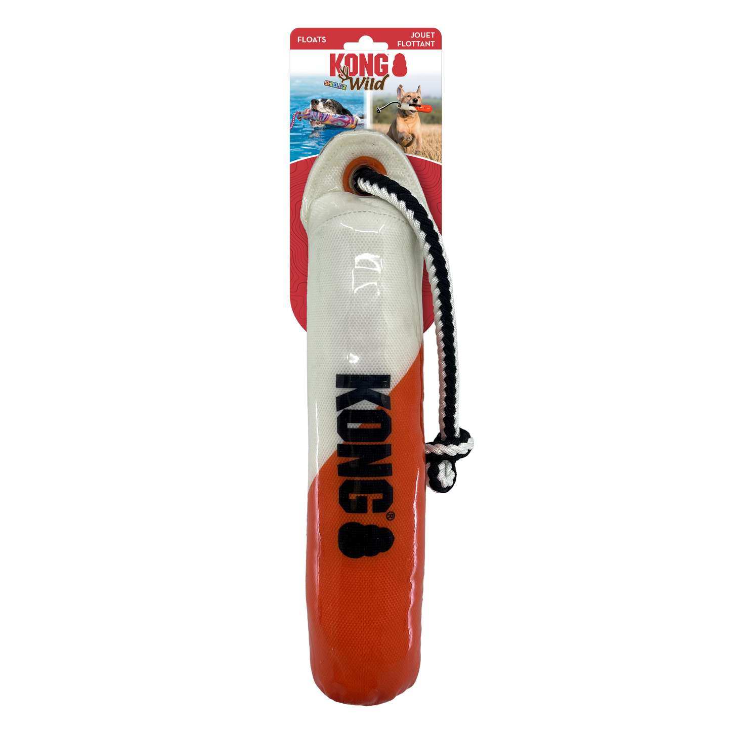 KONG WildShieldz Training Dummy Orange/White Medium/Large