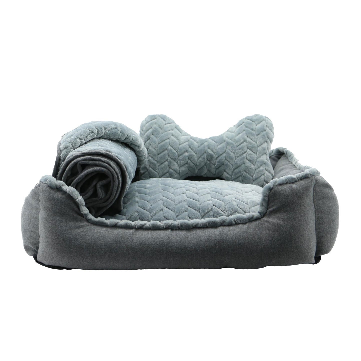 Made From Dog Bed Set 60x50xm Grey