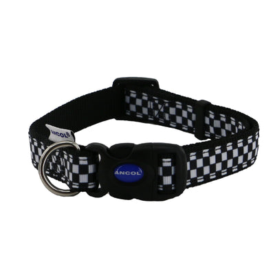 Checkerboard Collar Size S 20-30cm Size 1-2