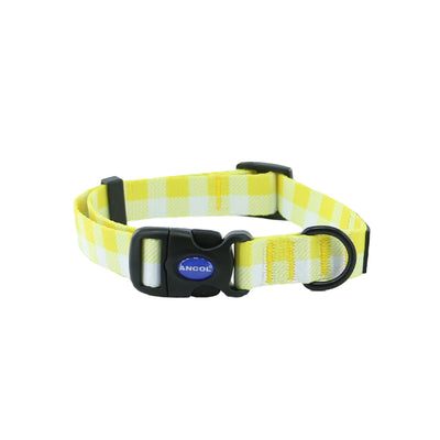 Soho Yellow Check Collar Medium