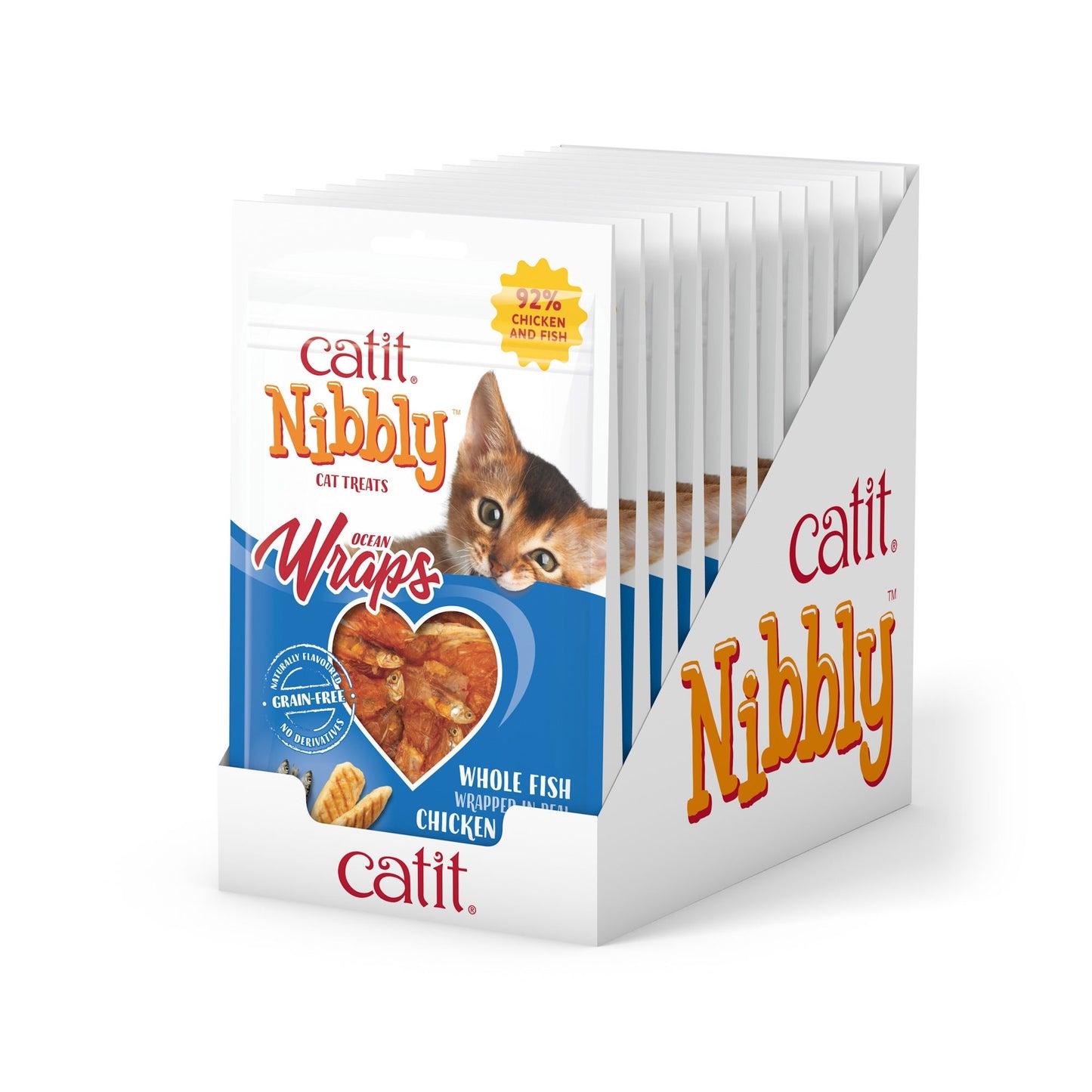 Catit Nibbly Wraps Chicken & Fish 30g
