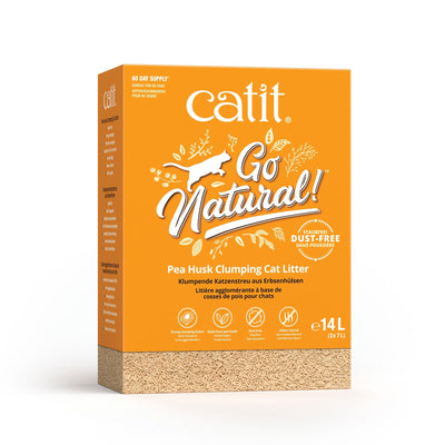 Catit Go Natural Pea Husk Litter 5.6kg Vanilla