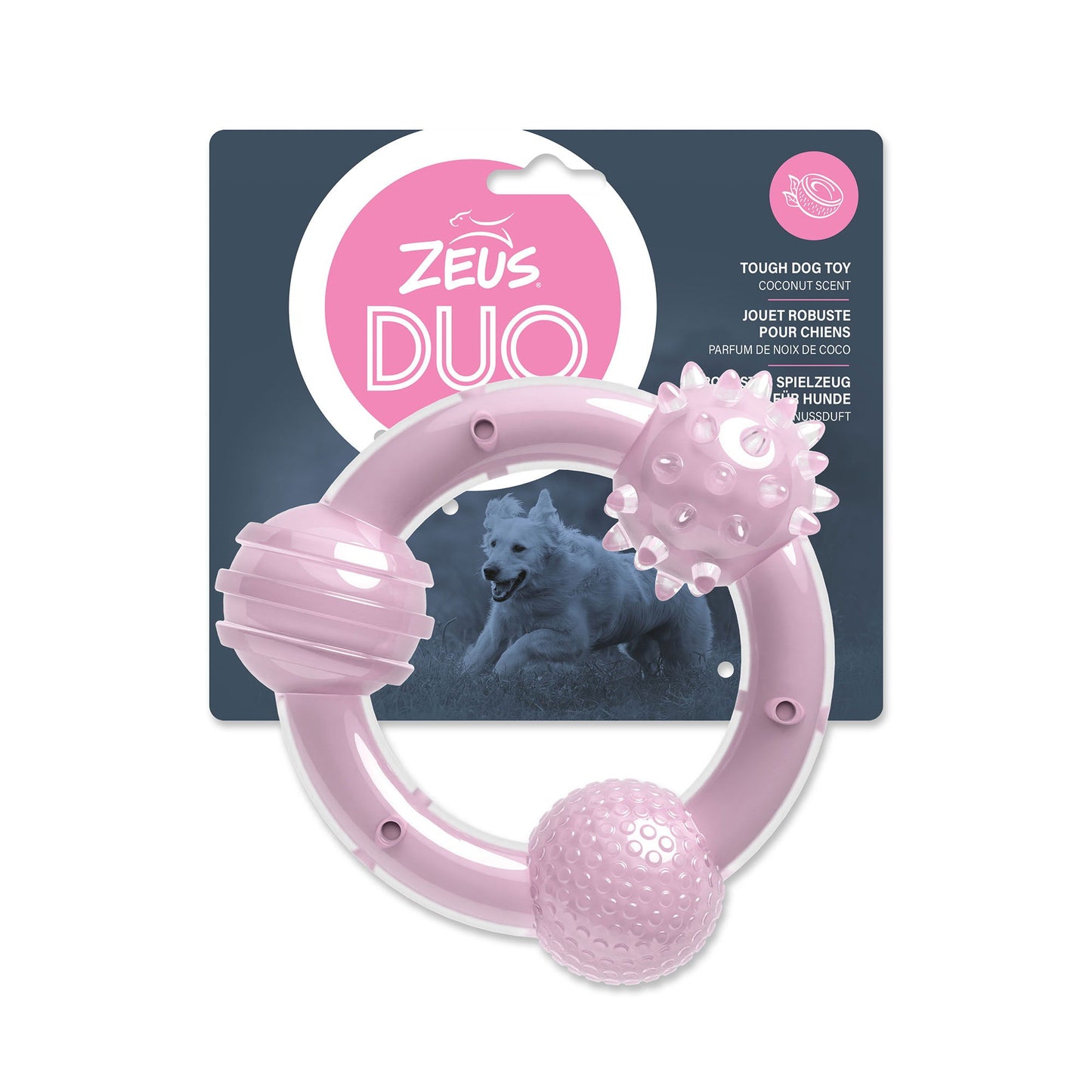 Zeus Duo Tri-Ring Lilac Coconut 15cm (6in)