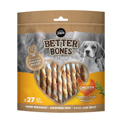 Zeus Better Bones Chicken Wrap Twists 27Pk