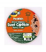 Peckish Winter Warmer Berry Suet Cookie