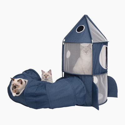 Catit Vesper Rocket Ship Blue