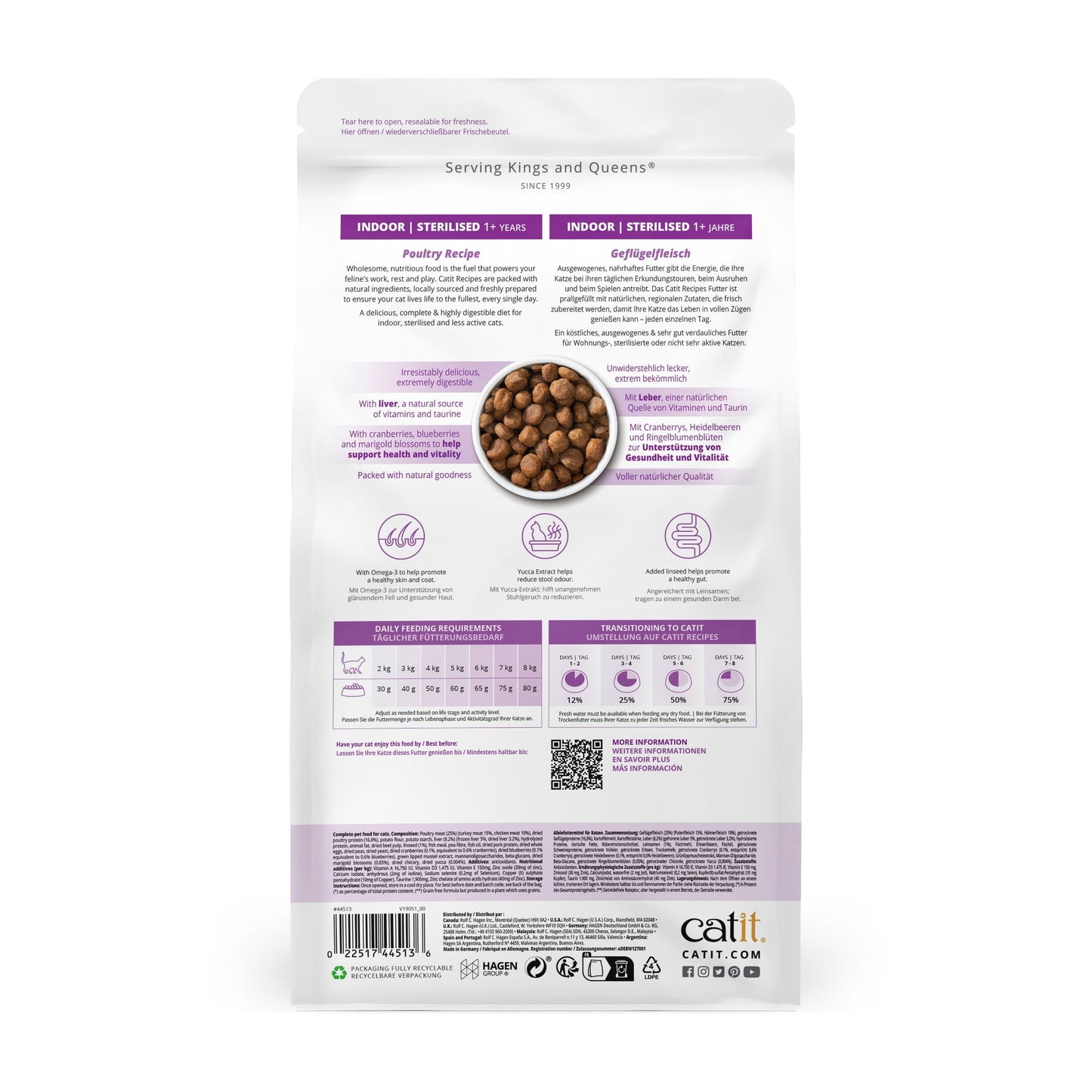 Catit Recipes Dry Adult Indoor 400g
