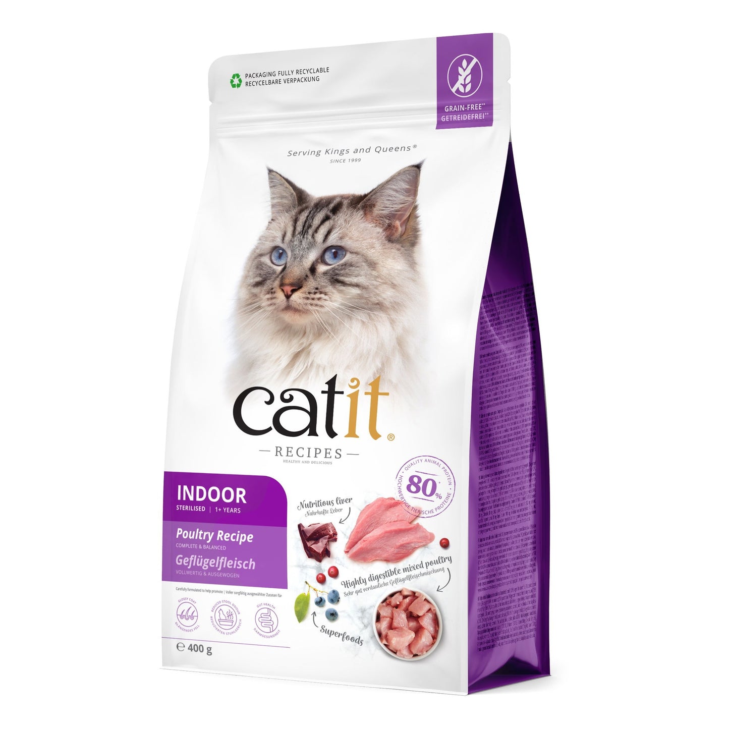 Catit Recipes Dry Adult Indoor 400g