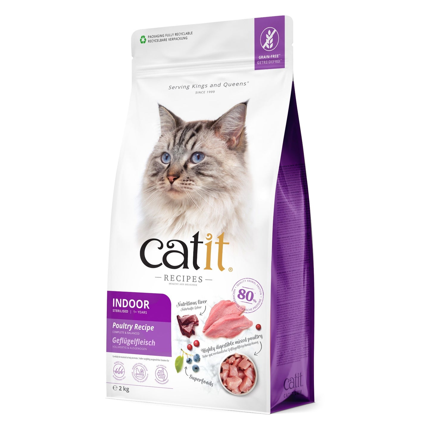 Catit Recipes Dry Adult Indoor 2kg