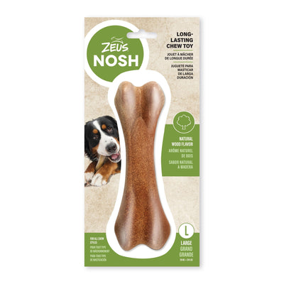 Zeus Nosh Nylon & Wood Chew Bone Large