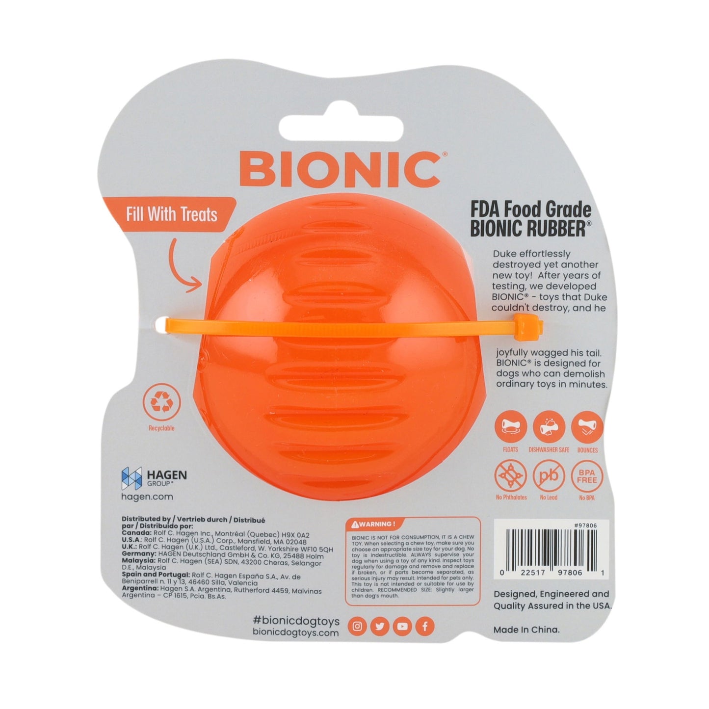 BIONIC Ball Large 8.2cm (3.25in)