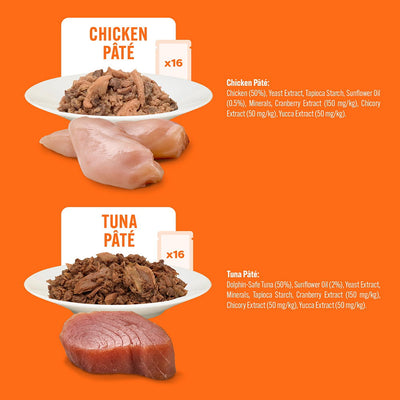 HiLife it's only natural cat - 32 x 70g pouch The Big Kitten One